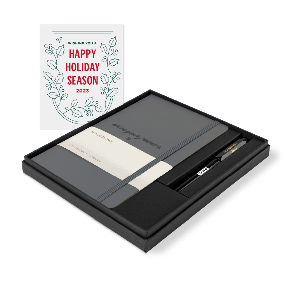 Moleskine® Classic Notebook & Pen Set